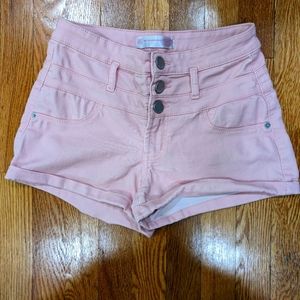 No Boundaries juniors cuffed shorts. Size 7, pink